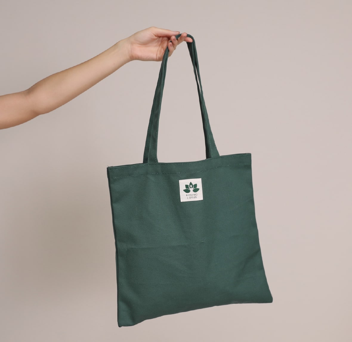 Rising Lotus tote bag