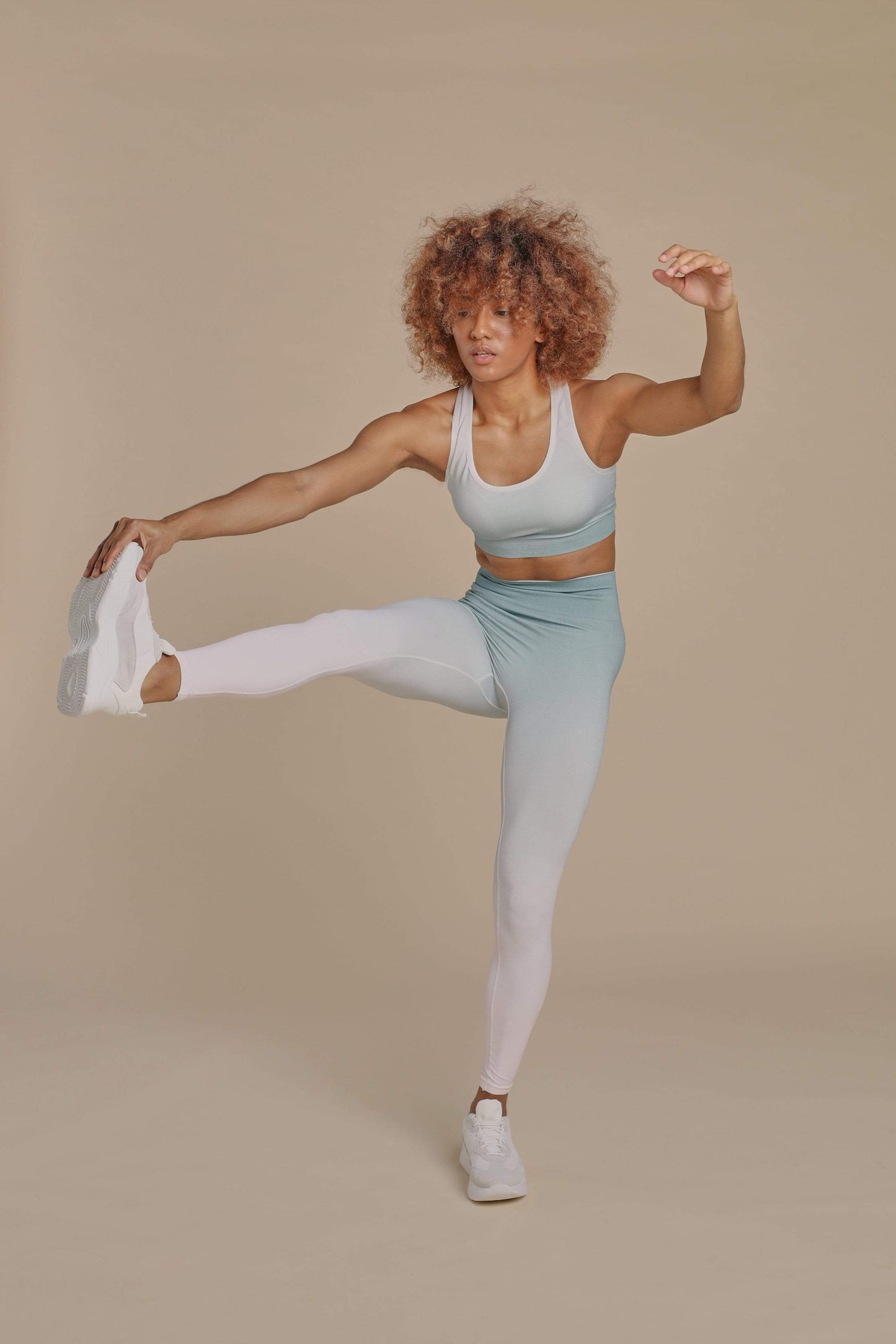 Rising Lotus Bottoms Seamless Ombré Leggings