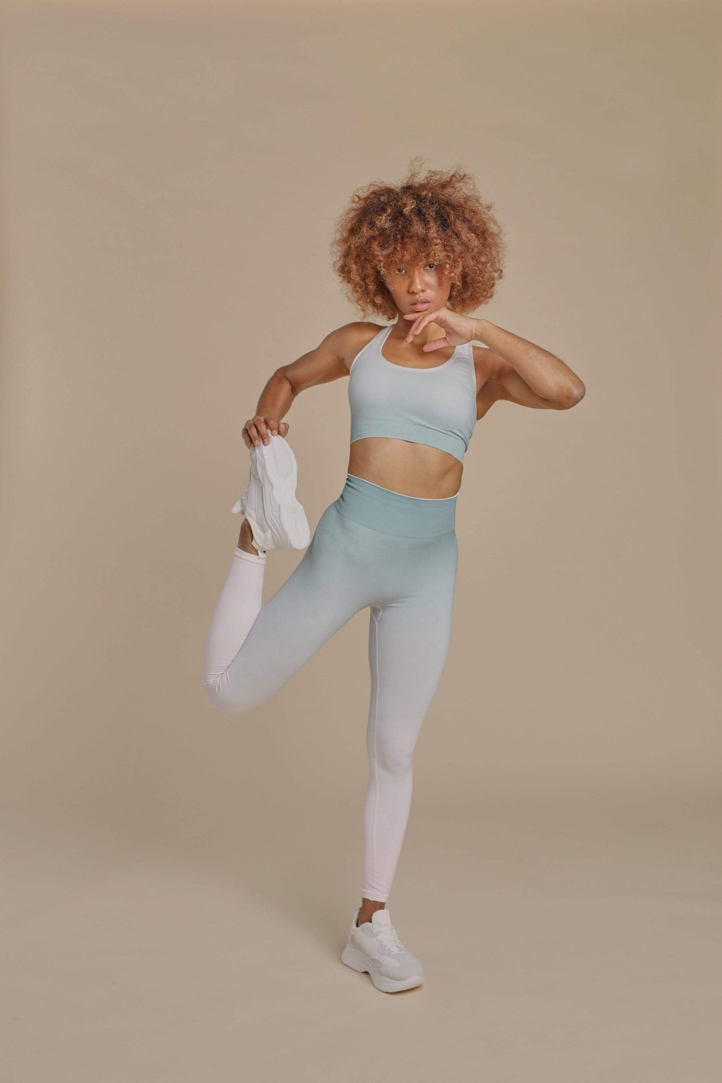 Rising Lotus Bottoms Seamless Ombré Leggings